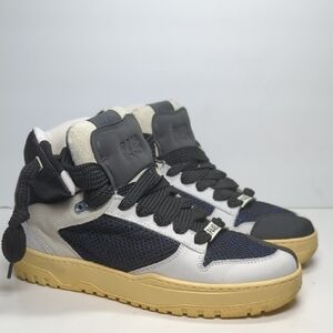 P448 Marvin Plus leather mid top sneakers woman's size 7.5 EU 38